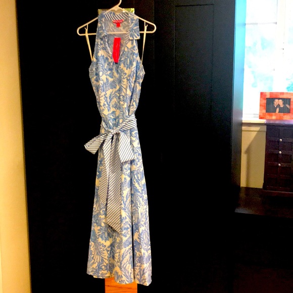 Lilly Pulitzer Dresses & Skirts - ChrisElla  stretch sleeveless shirt dress Lilly